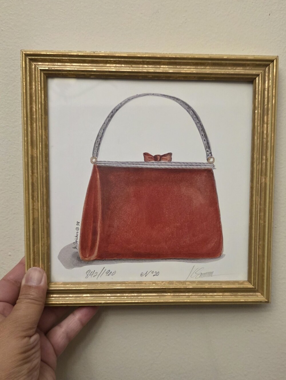 Vintage Kolene Spicher Signed Numbered Purse Prints | Set of 2 - Picture 8 of 11
